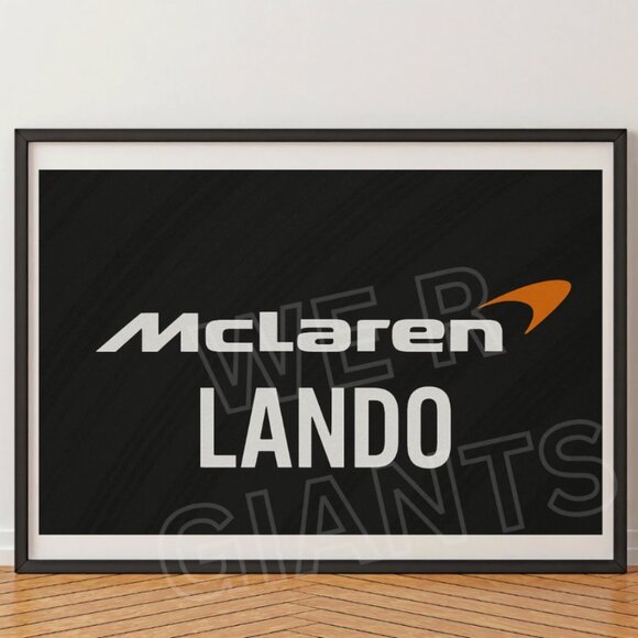 F1 McLaren Lando Norris 17"x11" Art Print - Picture 1 of 2